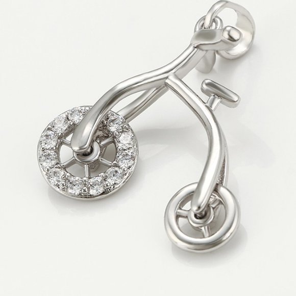 Adorable Bike Earrings and Necklace Set - Picture 6 of 11